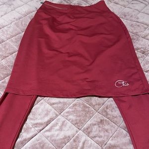 Modest workout skirt